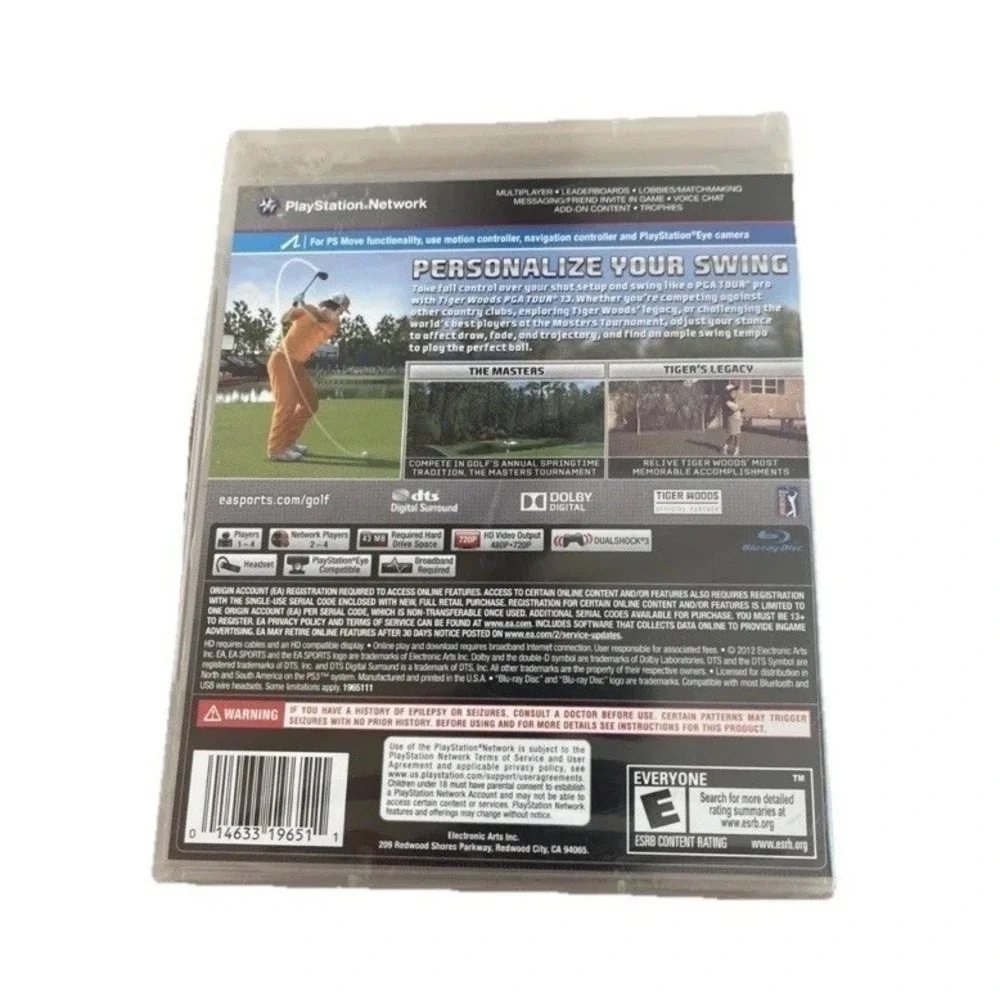 PS3 Sports Game Lot of 6 MADDEN 13 NBA‎ 14 MLB 14 FIFA 14 NHL 14 PGA TOUR 13